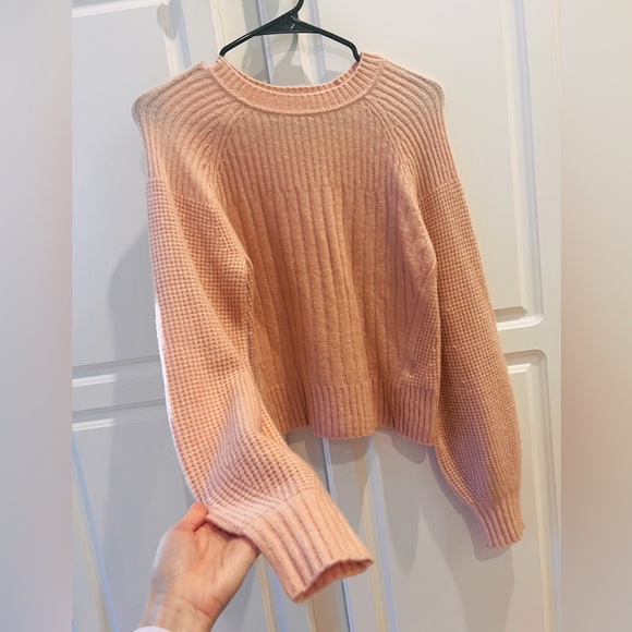 Athleta Layover Crew Sweater in Orchid Pink NWOT size XXS - Picture 3 of 3